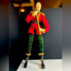 Mark Roberts Toy Solider Musician Poseable Doll Figurine 15" Vintage Holiday